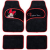 Colzani S.P.A Universal Minnie Carpet Car Mats 4Pcs