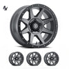 TUNDRA (17×8.50) 4 x REBOUND TITANIUM SIX SPEED 5×150 +25 Offset