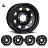 LC80 (17X8) 5x Blak Trak Steel wheels (6/139.7) -22 OFFSET
