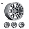 RAM 1500 (17×8.50) 4x VECTOR6 TITANIUM 6×5.5″ (0 OFFSET)