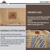 Campingmoon Tent Stakes Case Storage Bag - L