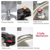Kitchen Flower Stainless Pressure Cooker 5L