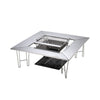 Campingmoon Multipurpose Stove / Fire-pit Table