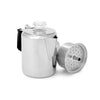 GSI Outdoor Glacier Stainless Coffee Percolator with Silicone Handle
