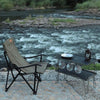 Campingmoon Foldable Canvas Camping Low Style Chair - Khaki