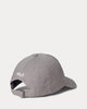 Polo Cotton Chino Ball Cap Charcoal Pony Logo