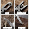 Multifunctional Pliers, Outdoor Convenient Pliers, File, Screw Batch, Small Knife, Strong Pliers, Integrated Multifunctional Tools (Express Delivery)