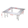 Campingmoon Multipurpose Stove / Fire-pit Table