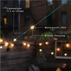 Mpowerd Luci Warm White Solar String Lights 5.5 M -Black