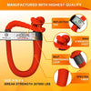 Miolle Kinetic Recovery & Tow Rope Set - 7/8 inch x 30 ft
