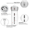 4-in-1 Smart Travel Bottles Set Includes 4 Empty Reusable Cosmetic Toiletry Containers