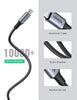 Ugreen USB-A 2.0 to USB-C Cable Nickel Plating Aluminum Braid 1m (Black)US288