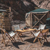 Camping Outdoor Camping Bamboo Canvas Chair