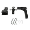 Adjustable Triple Ball Hitch Mount