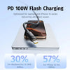 Baseus Foamed Silicone Fast Charging Data Cable USB-C to USB-C 100W 1m - Comic Black