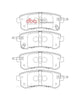 T3 REAR BRAKE PADS PATROL Y62