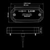 STRANDS FOR9T SCALE RED POSITION LIGHT