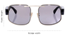Chamelo Dragon Slider HVL (Smoke Glossy Mirror - Black Gold Frame)