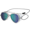 Vintage Blue / Silver Frame Swim Goggles
