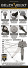 ICON 2014-18 GM 1500, TUBULAR UPPER CONTROL ARM KIT W/DELTA JOINT, LARGE TAPER