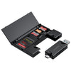 Porodo Blue 2 in 1 Card Reader with Card Holder