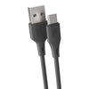 Porodo USB Cable Type-C Connector 3A Durable Fast Charge and Data Cable (1.2m/4ft)
