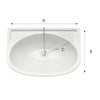 Plastic sink white