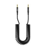 Porodo 3.5mm AUX Coiled Audio Cable Convenient Tangle-Free Design 1.2m/4ft