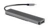 Powerology 6in 1 Slim 4K HDMI USB-C Hub 10Gbps Data Transfer