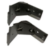 QUICK PITCH | 1450MM LOAD BAR BLACK W/ END CAPS & SS BRACKETS & GUTTER MOUNT FOR LOAD BAR | (X2)