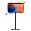 Crony 32-INCH display adjustable floor standing wheels digital signage LCD smart screen full HD 178 degree viewing angle Android MULTI-TOUCH WIFI HDMI USB