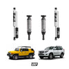 FOX | 0-3″ FRONT 2.5 FACTORY C/O IFP SET & 2-3″ REAR 2.0 PERFORMANCE RESI EA | FJ/PRADO 150 120 4RUNNER 2007-2021