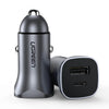 UGREEN A+C Dual-Port Car Charger PD30W+SCP22.5W (Space Grey)
