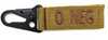 Blood Type Keychain Khaki