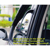 Hypersonic Blind Spot Pillar Mirror Black