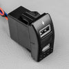 Rocker Switch USB C / USB A / Volt Meter