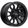 RANGER (17X9) RAID MATT BLACK 4x ALLOY WHEELS (6/139) +35