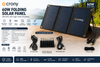 Crony 60W Portable Foldable Solar Charger for Outdoor Adventures