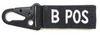 Blood Type Black Keychain