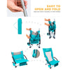 KingCamp - Portable High Sling Chair - Cyan
