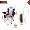 KingCamp - Deluxe Hard Arms Chair ( Black )